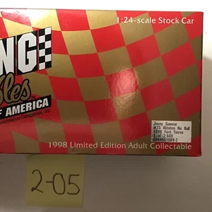 Jimmy Spencer No Bull 1998 Ford Taurus 1:24 Scale Bank New In Original Box - Picture 1 of 8