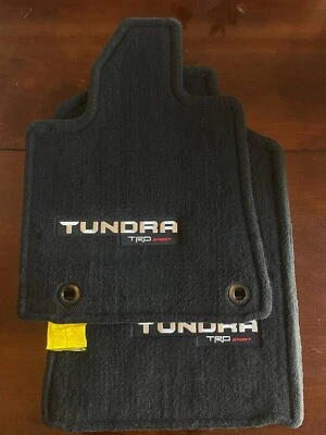 OEM Toyota TRD Pro Carpet Floor Mats Front x2 - 2017-2021 - Image 1 of 4