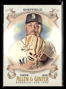 2021 Topps Allen & Ginter #252 Justus Sheffield - Picture 1 of 2