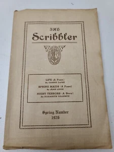 Frank Evans High School The Scribbler Spring 1926 Spartanburg Carolina del Sur - Imagen 1 de 7