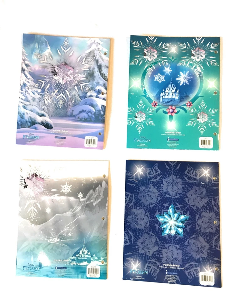 Carpeta portafolio Star Wars y Frozen con 2 bolsillos (paquete de 2 carpetas) Foto 1 de 1