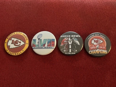 Kansas City Chiefs Super Bowl Champions memorabilia -  4 x 1.75" fridge magnets Cover