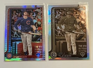 Lote 2025 Topps Chrome Kyle Tucker x1 Prisma x1 Sepia Cubs  - Imagen 1 de 2