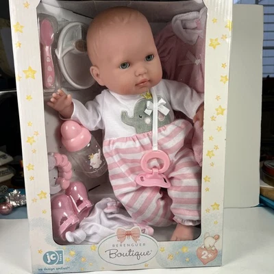 JC Toys, La Baby 16-inch Blue Washable Soft Body Girl Baby Doll with Accessories - Image 1 of 4