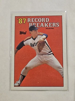 1988 Topps - Record Breakers Nolan Ryan #6 - Image 1 of 2