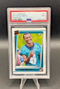 Devonta Smith ROOKIE Portrait 2021 Donruss Football PSA 9 Philadelphia Eagles - Picture 1 of 1