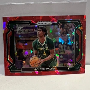 Ja'Kobe Walter Baylor 2024 Prizm Draft Picks Panini RC #9 Red Ice Variation - Bild 1 von 2