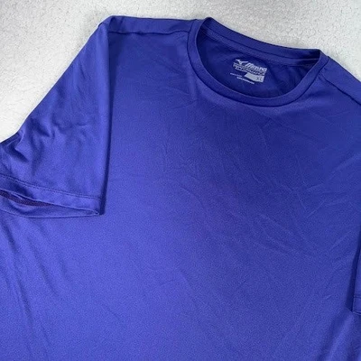 Mizuno Performance T Shirt Mens XL Purple Short Sleeve Athletic Running Tee - Image 1 of 4