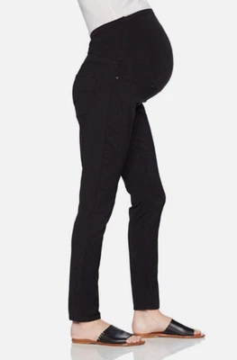 Signature by Levi Strauss & Co Black Maternity Skinny Ankle Jeans Size S - Image 1 of 4