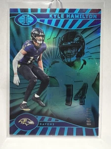 2024 Illusions Blue Parallel #9 Ravens Kyle Hamilton /175 - Bild 1 von 3