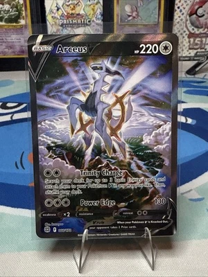Arceus V (Alternate Full Art) 166/172 Swsh09: Brilliant Stars Holo Clean Corners - Image 1 of 4