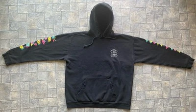 Moletom com capuz Spitfire masculino grande preto skate como uma menina pulôver skatista - Imagem 1 de 4