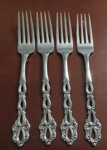 Oneida CHANDELIER Set of 4 Dinner Forks Community Stainless Flatware Lot B - Picture 1 of 6