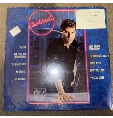 OST Cocktail Motion Soundtrack Beach Boys Kokomo Venezuela LP Vinyl Record 1988 - Image 1 of 4