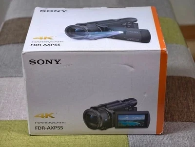 SONY Handycam FDR-AXP55 BC 4K 64GB Video Camera Pal specifications, Black - Image 1 of 4