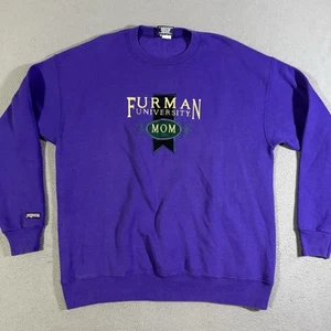 Vintage Furman University FU Mom Crewneck Sweatshirt Sweater JanSport USA Made - Picture 1 of 5