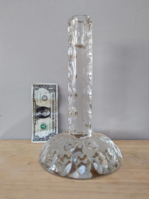 CARTIER Crystal Candlestick - Very Large and Heavy Centerpiece - Vintage Signed - Image 1 of 4