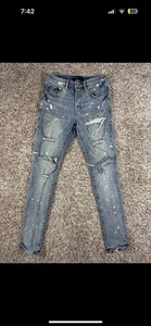 Men's Purple Brand Jeans 30x30 P001 Skinny - Picture 1 of 12