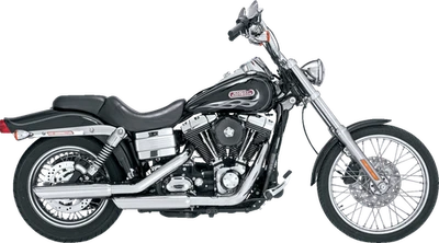 Vance & Hines 16337 PCX Twin Slash 3" Slip-Ons 10-17 WIDE GLIDE EFI FXDWGI - Image 1 of 3