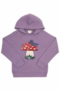 Gucci Kid's Purple Cotton Sequins Mushroom Sweat Shirt 10J Ladies XS 586305 5867 - Picture 1 of 10
