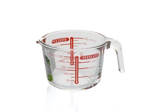 Steelex Glass Measuring Jug - 250ml/500ml/1000ml Baking, cooking, kitchenware - Picture 1 of 11