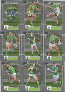 2020 Nrl Elite Silver Special Parallel Team Set RAIDERS (9 Cards) - Picture 1 of 1