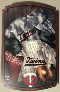 Minnesota Twins Cooperstown Collection Wood Wall Decoration 17 x 11 inches - Picture 1 of 2