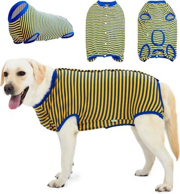 LovinPet Dog Full Coverage Bodysuit Jumpsuit For Wound Protective After Surgery  - Image 1 of 4