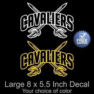 Calcomanía/pegatina de vinilo Cleveland Cavaliers grande 8 x 5,5 pulgadas - estándar gratuito SH - Imagen 1 de 5