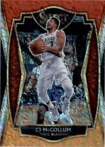 2021-22 Select Tri Color Shimmer CJ McCollum Portland Trail Blazers #122 - Picture 1 of 2
