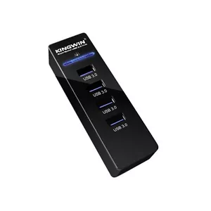 Kingwin KW-HUB-4U3 4 Port Portable USB 3.0 SuperSpeed Hub - Picture 1 of 1