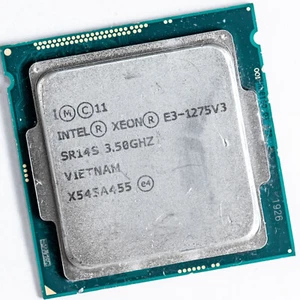 Intel Xeon E3-1275 v3 SR14S 3.5GHz LGA1150 Quad Core Processor Missing Caps - Picture 1 of 3