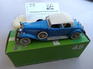RIO MODELS 1934 DUESENBERG SJ TORPEDO PHAETON 1:43 SCALE # 45 - Picture 1 of 7