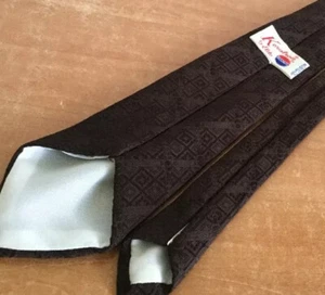 Tie KORATRON BY ELITE Vintage Browm 53" Gorgeous  - Picture 1 of 6