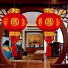Ornements suspendus rouge chinois Nouvel An imperméables lanterne rouge