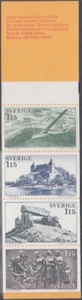 SWEDEN Sc #1252a MNH BOOKLET of 10 x 2 STAMPS of 5 EACH - LANDMARKS - Picture 1 of 1