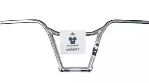 Merritt Slaughter 4 Stück BMX Lenker Fahrrad Bars 9,25" Rise (Chrom) - Bild 1 von 1