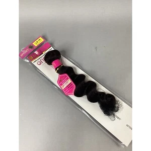 16” Loose Wave 8A Quality Brazilian 100% Human Hair Natural (dark) Extensions - Picture 1 of 5