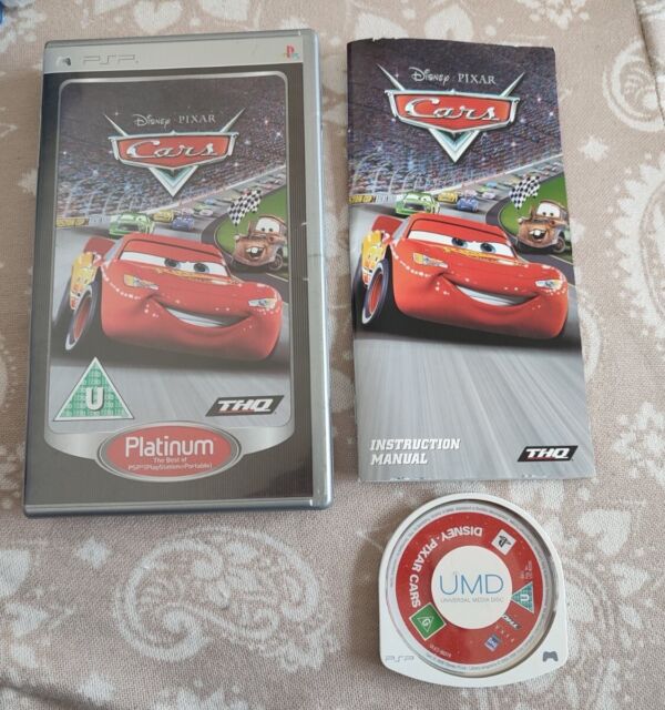 Jogo Psp Umd Disney Pixar Carros Somente Umd Sem A Caixa