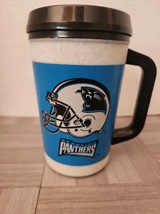 Vintage NFL Carolina Panthers 7 Eleven Aladdin Kunststoff Reisebecher Tasse Thermoskanne - Bild 1 von 7