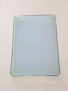 Etui Coque Souple en Silicone Transparent Bleu iPad Air 2 (A1566 / A1567) - Photo 1 sur 3