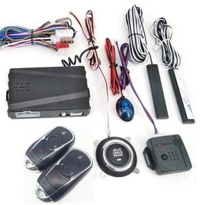 PKE Keyless Entry One-Button Start Stop Engine Alarm System Car SUV Accessories - Picture 1 of 16