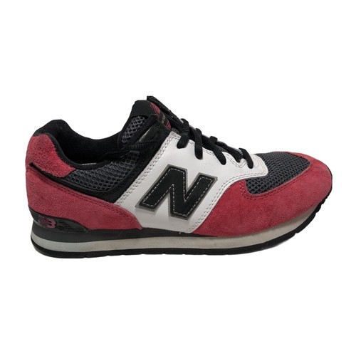 Sneakers New Balance rosa scamosciate bianco nero taglia 5 5 ragazza KJ 574 JPG atletica