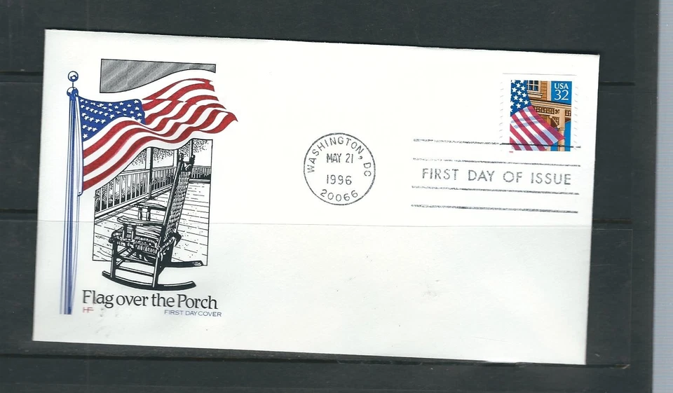 US SC # 2915a Flag Over Porch  FDC . HF Cachet - Image 1 of 1