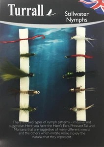 Turrall Fly Selection - Fishing Bait - Stillwater Nymphs 10 Standard Flies - Picture 1 of 1