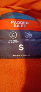 Orange Fleece Lined Gilet - Picture 1 of 2