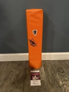 BYRON LEFTWICH SIGNED MARSHALL THUNDERING HERD TOUCHDOWN PYLON JSA COA WE ARE!! - Picture 1 of 3