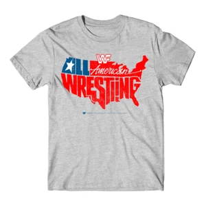 WWF Superstar 1994 "All American Wrestling" Diesel Undertaker Bret Hart Shirt - Picture 1 of 2