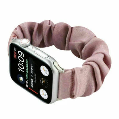 For Apple Watch Series SE 6 5 4 3 2 1 iWatch Band Scrunchie Elastic Watch Strap - Image 1 of 4