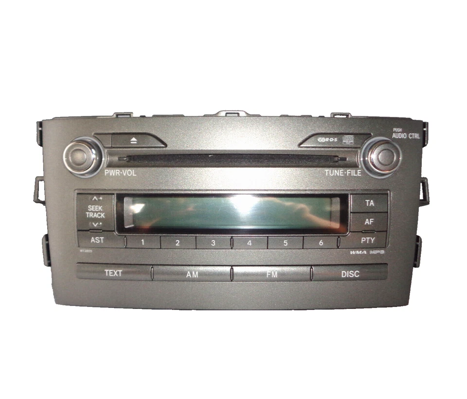 Radio CD MP3 WMA 8612002520 1220008900C101 Fujitsu Toyota Auris E15 Kein Code!!! - Bild 1 von 4